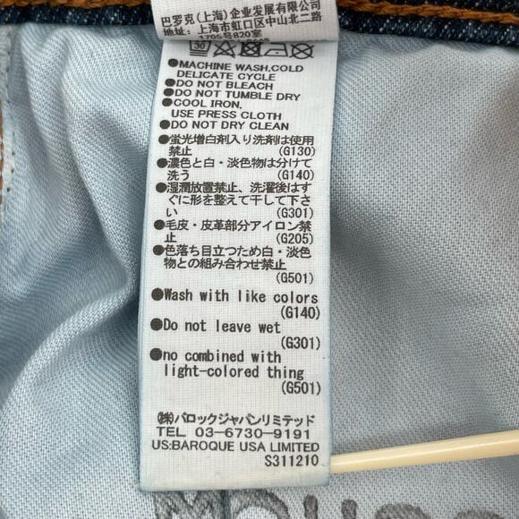 MOUSSY Blue Jeans MVS Skinny Zip Fly Indigo Dark Wash Denim Style 010EAC12-2500 - Picture 15 of 15